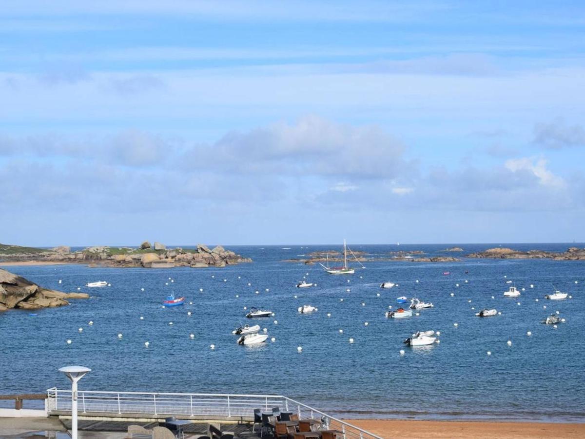 Appartement Terrasse Bord De Mer A Tregastel Avec Parking - Fr-1-368-19 Kültér fotó